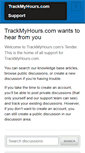 Mobile Screenshot of help.trackmyhours.com